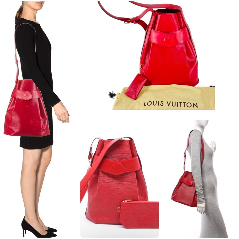 😍💃🏻🥰Authentic LOUIS VUITTON Red Epi Sac… 30